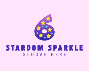 Colorful Starry Six logo