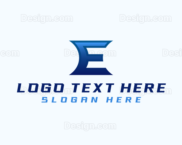 Media Agency Tech Letter E Logo