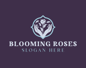 Rose Flower Boutique logo design