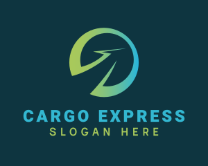 Arrow Shipment Express logo design