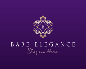 Elegant Floral Boutique logo design