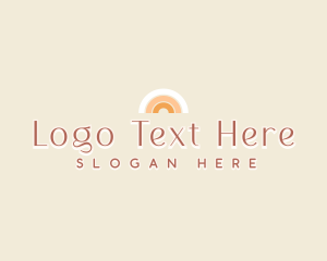 Elegant Rainbow Brand Logo