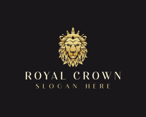 Royal Crown Lion logo design