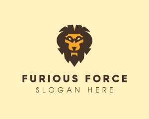 Furious Wild Lion logo design