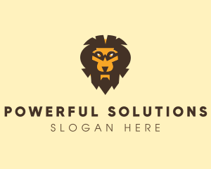 Furious Wild Lion logo design