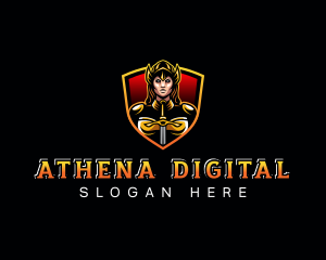 Woman Warrior Athena logo