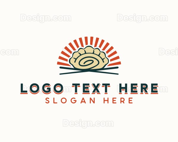 Gyoza Restaurant Dining Logo