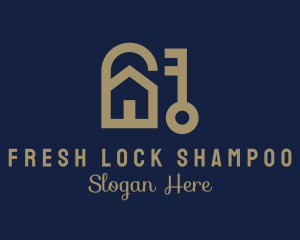 Lock Key House logo design