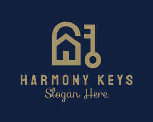 Lock Key House logo design