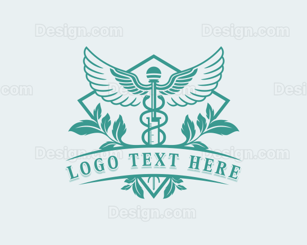 Caduceus Medical Syringe Logo