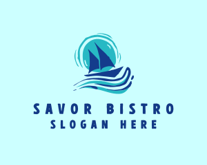 Wave Boat Sailing logo