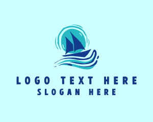 Wave Boat Sailing logo
