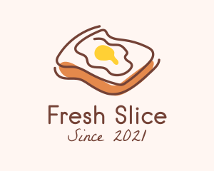 French Egg Toast  logo design