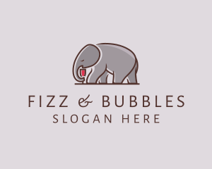 Elephant Wine Glass  logo