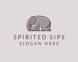 Elephant Wine Glass  logo