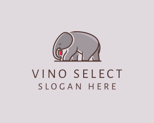 Elephant Wine Glass  logo