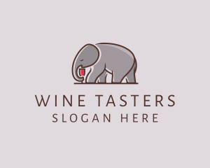 Elephant Wine Glass  logo