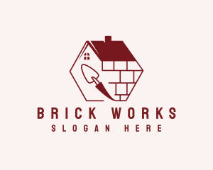 Property Construction Brick logo design