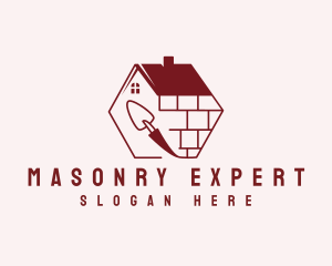 Property Construction Brick logo design