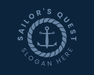 Sailor Anchor Marine logo design