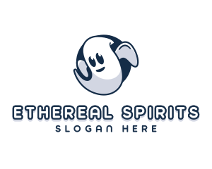 Spirit Ghost Halloween logo design