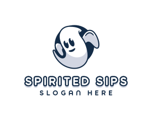 Spirit Ghost Halloween logo design