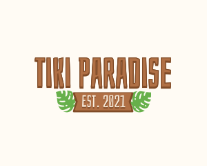 Wooden Tiki Tribe logo design