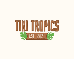 Wooden Tiki Tribe logo design