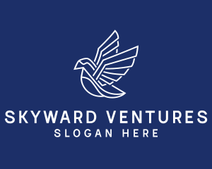 Geometric Flying Bird  logo