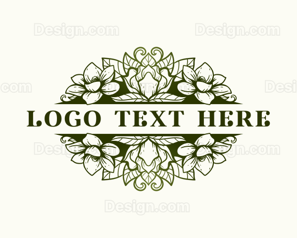 Magnolia Flower Garden Logo