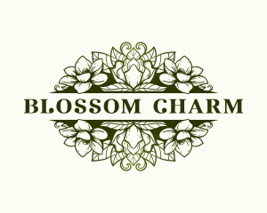 Magnolia Flower Garden logo design