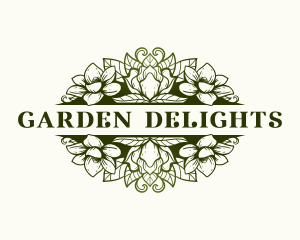 Magnolia Flower Garden logo design