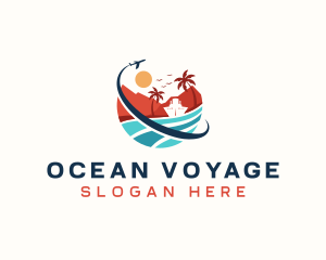 Airplane Cruise Travel logo