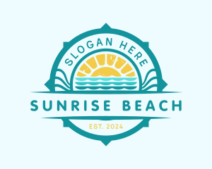 Summer Sea Sun logo design