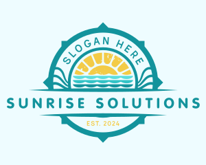 Summer Sea Sun logo design