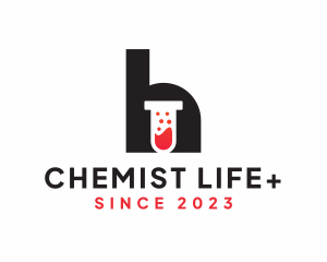 Chemist Lab Letter H  logo