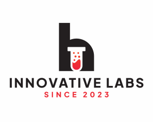 Chemist Lab Letter H  logo