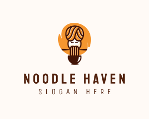 Happy Noodle Bar  logo design