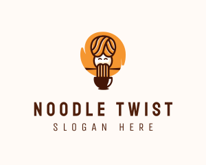 Happy Noodle Bar  logo design