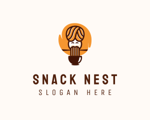 Happy Noodle Bar  logo design