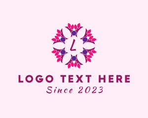 Ornamental Flower Wreath Decor logo