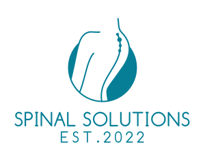 Human Spine Medication logo design