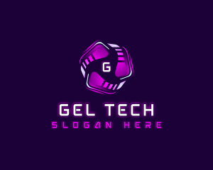 Tech Cyber AI logo design