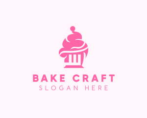 Sweet Cupcake Pastry logo design