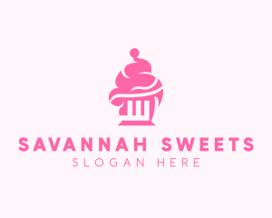 Sweet Cupcake Pastry logo design