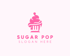 Sweet Cupcake Pastry logo design