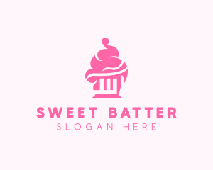 Sweet Cupcake Pastry logo design