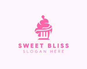 Sweet Cupcake Pastry logo design