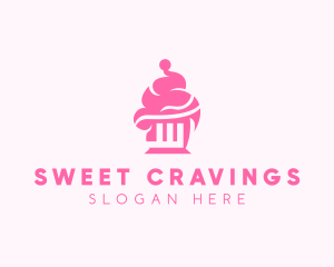 Sweet Cupcake Pastry logo design