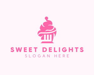 Sweet Cupcake Pastry logo design